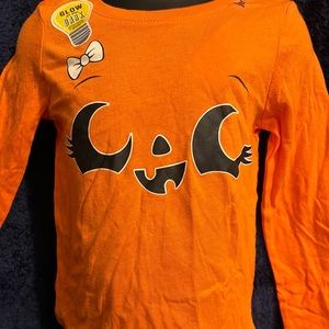 Girls Toddler Glow in the Dark Halloween T-Shirt💥